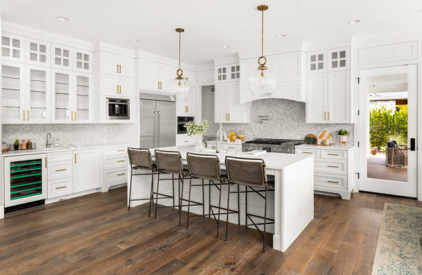Tile pattern layout planning for backsplash in Big Lake